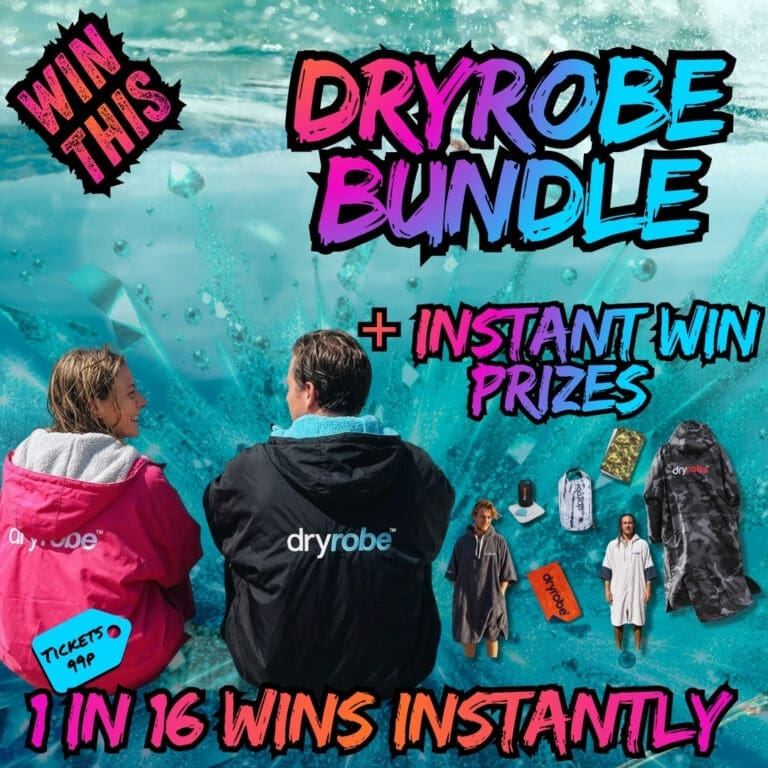 DRYROBE BETTER TOGETHER BUNDLE.Instant Wins Competition · Over £2,600 in Prizes