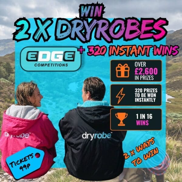DRYROBE BETTER TOGETHER BUNDLE. Instant Wins Competition · Over £2,600 in Prizes