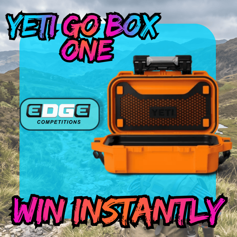 WIN THE ULTIMATE OUTDOOR KIT HAUL. A YETI Roadie Coolbox + 464 INSTANT WIN PRIZES