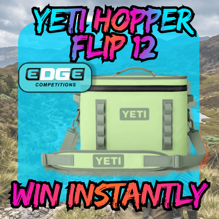 WIN THE ULTIMATE OUTDOOR KIT HAUL. A YETI Roadie Coolbox + 464 INSTANT WIN PRIZES