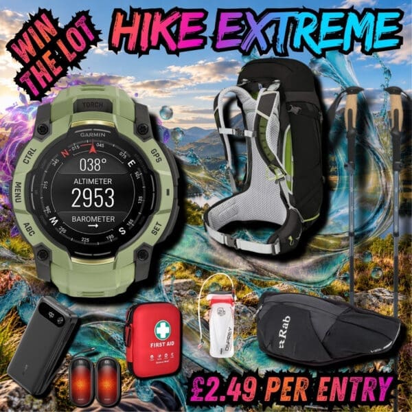 WIN THE HIKE EXTREME BUNDLE. Garmin, Osprey, Black Diamond and more! Just one WINNER